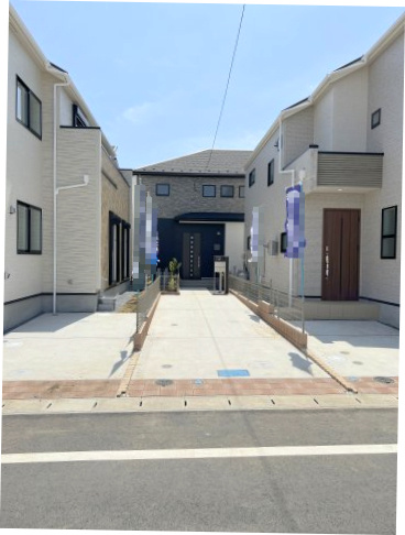 羽村市緑ヶ丘4丁目　新築戸建全9棟の駐車場|駐車スペース2台駐車可能(車種による)