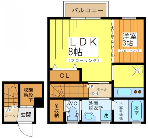 ラス　フローレスの間取り