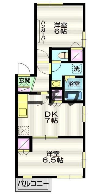 コーポ蜂須賀の間取り