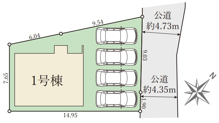 神戸市西区玉津町新方の区画図