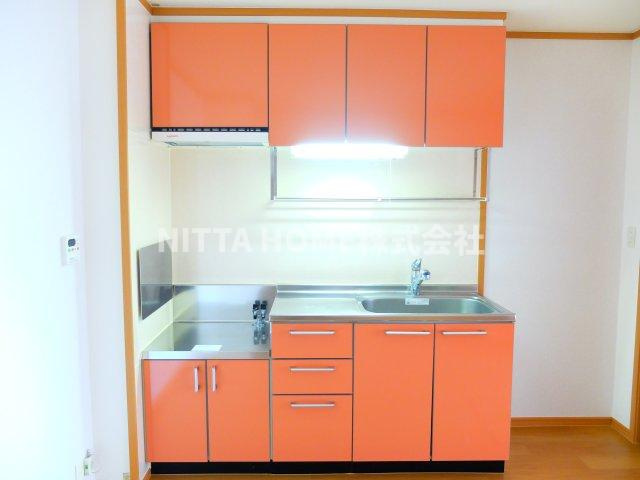 丹波市柏原町柏原のアパートのキッチン|ガスコンロ設置タイプです！！