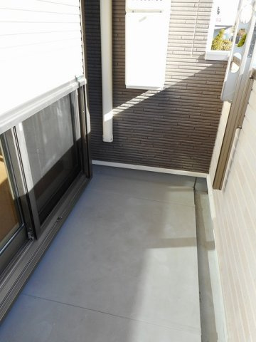 チェリーブロッサムⅠのバルコニー|落ち着いた時間を過ごせるバルコニーです