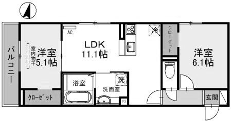 ラ・ヴェール杉尾台の間取り