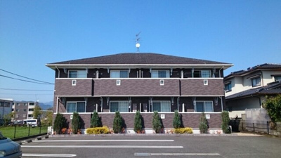 【外観】 | サンリットガーデンⅢ | 外観は落ち着いています