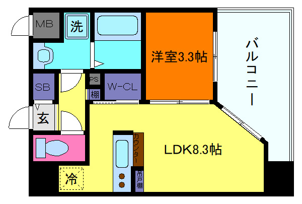 Live Flat六甲桜口の間取り
