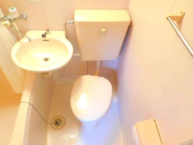 高槻市上本町の賃貸マンションのトイレ