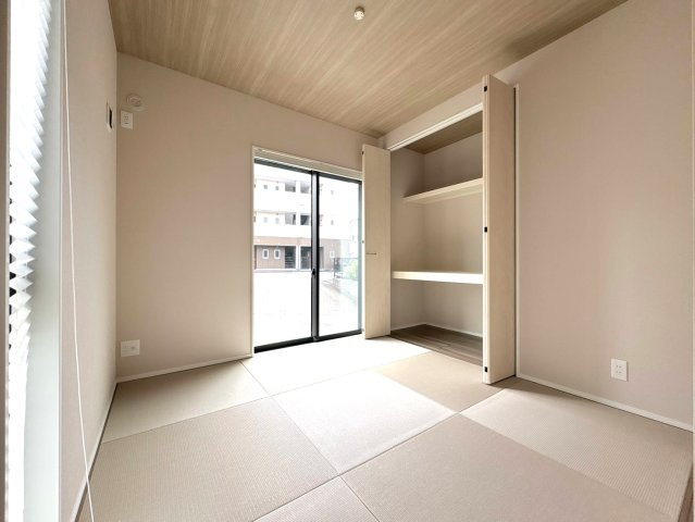 タマタウン　岐阜市粟野西（岩野田小）　全2区画分譲の和室|一室あると便利な和室は、来客時はもちろん、お子様のお昼寝や遊び場、寝室としてもご利用いただけます。