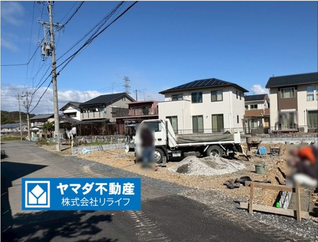 タマタウン　岐阜市粟野西（岩野田小）　全2区画分譲の外観|「現地（2026年3月4日）撮影」　
■外観写真　
■ヤマダ不動産　株式会社リライフ　