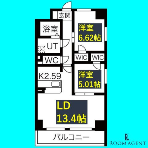 S-FORT鶴舞reale(リアーレ)の間取り