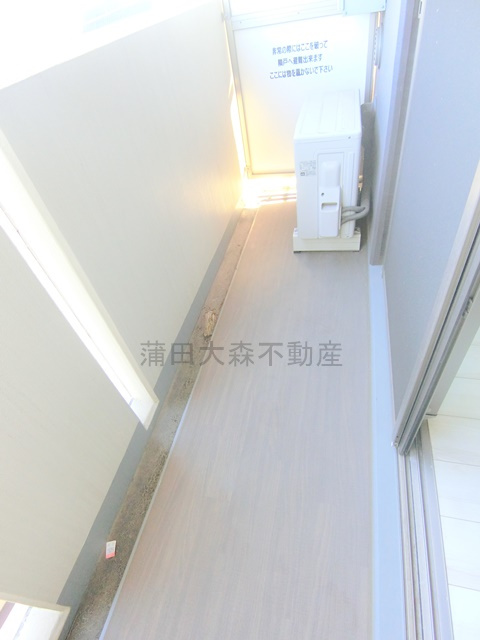 パティーナ蒲田南のバルコニー