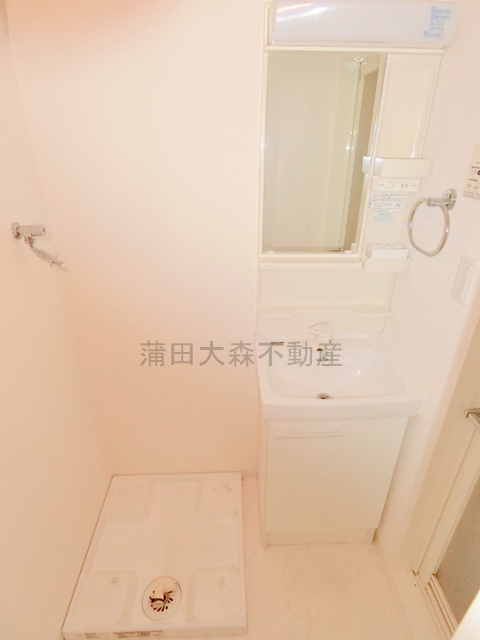 パティーナ蒲田南の洗面所|独立洗面台　洗面脱衣所　室内洗濯機置き場