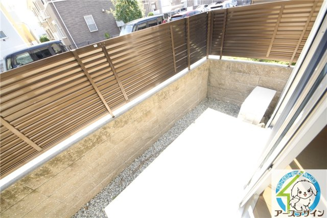 コート・ド・メールⅡ番館B棟のバルコニー