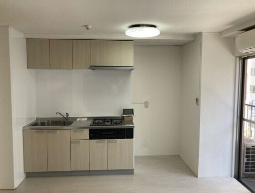 大阪市中央区瓦屋町２丁目の賃貸マンションのキッチン
