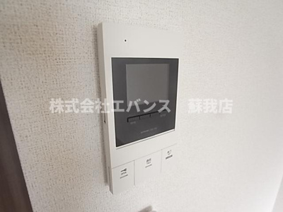 【セキュリティ】 | フォーシーズン千葉 | モニター付きインターホンです