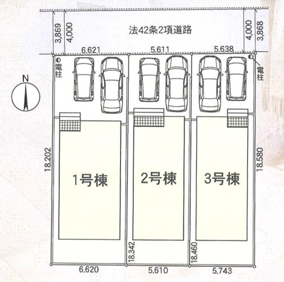 高浜市稗田町5丁目7-2『仲介手数料無料』新築戸建ての区画図