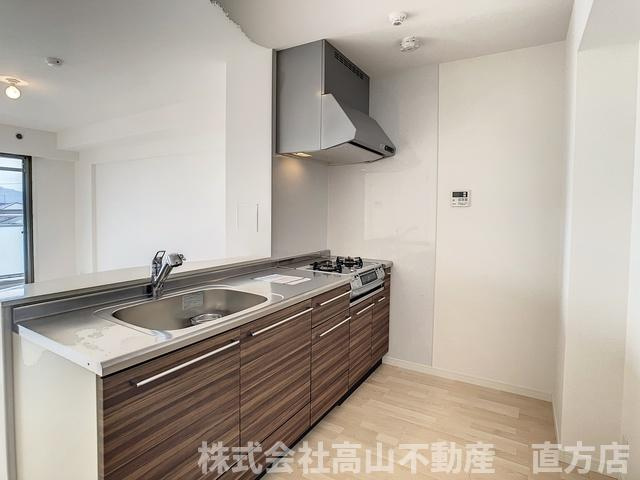 直方市大字感田の賃貸マンションのキッチン