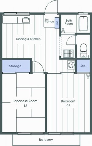 ネオポリスA棟の間取り|間取り図