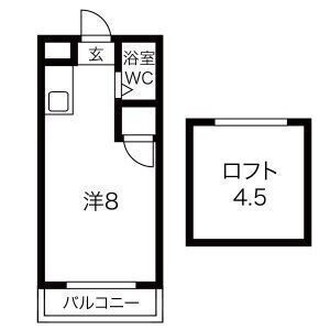 アメニティ天野Ⅱの間取り