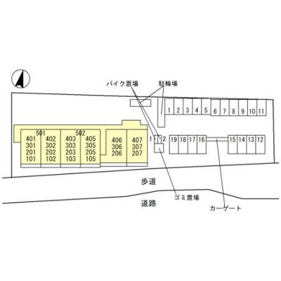 【区画図】 | ソレイユ上落合
