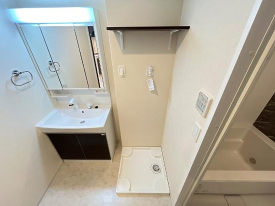  プロスパー の独立洗面台|独立洗面化粧台が付いています