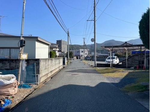山形市花楯【新築建売住宅】の前面道路含む現地写真|前面道路になります。