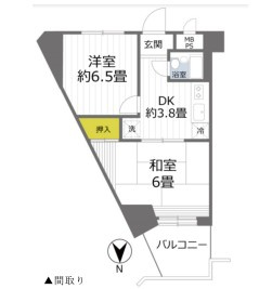 【間取り】 | 四谷ガーデニア