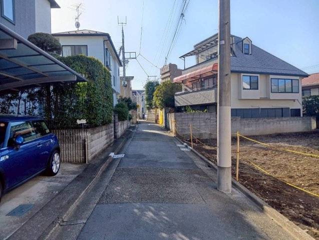 3/19　区割り変更の前面道路含む現地写真