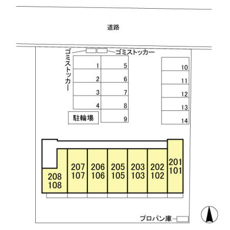 エクシブの区画図