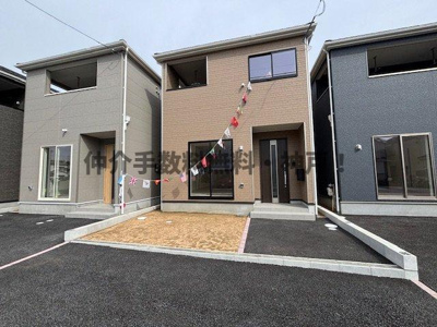 【外観】 | 神戸市西区王塚台７丁目　新築戸建6号棟　仲介手数料無料！ | 西区王塚台７　新築　仲介手数料無料！