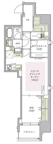 アーバネックス堺筋本町の間取り