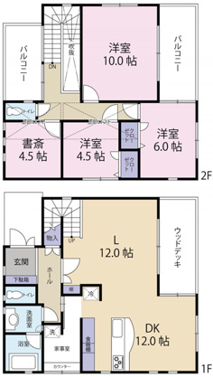 【間取り】 | 熱海市下多賀　戸建