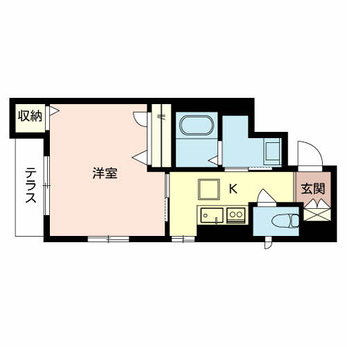 ＳｈａＭａｉｓｏｎ　Ｋ．Ｈａｒｕｋａの間取り|設備フル装備。ペット犬、猫OK
