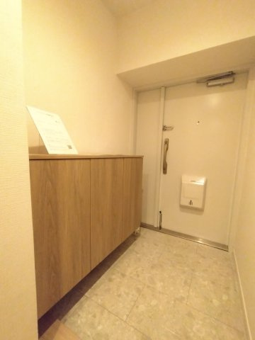 夕陽ヶ丘スカイハイツの玄関