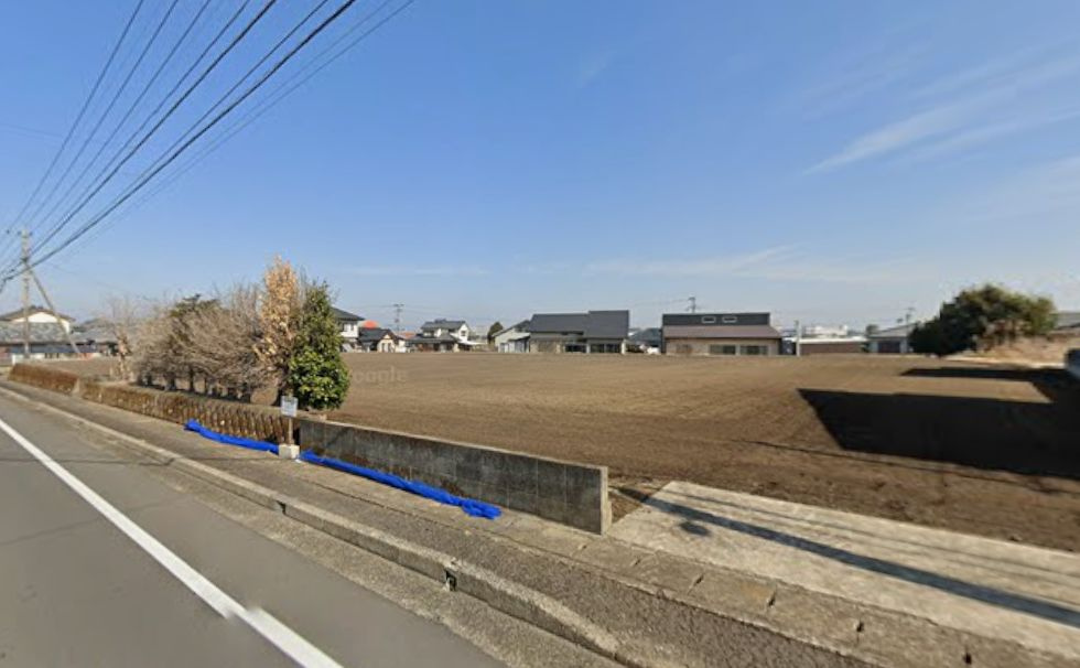 都城市下長飯町の売地の外観