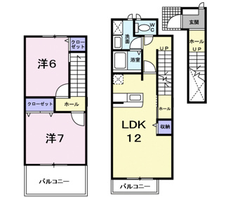 【間取り】 | レジデンス・ベル　Ｂ棟