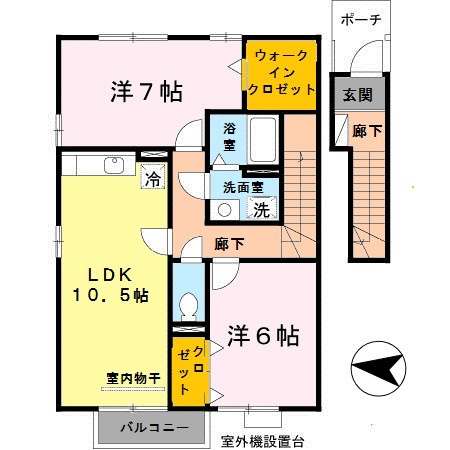 【間取り】 | ルリール学園南館