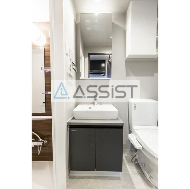 プライマル戸越銀座の独立洗面台