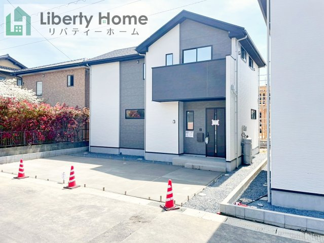 土浦市木田余1期　新築戸建　2号棟の外観|ご予約をいただければ、『平日の空いた時間』『周辺物件まとめて見たい』『1件だけ見たい』ももちろん可能です♪
お気軽にお問合せください♪