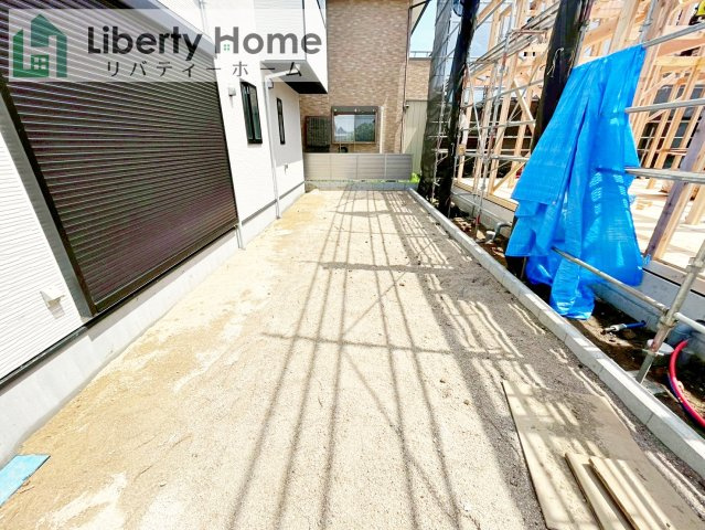 土浦市木田余1期　新築戸建　2号棟の庭