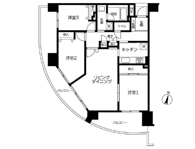 【間取り】の画像