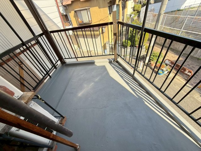 黒原新町戸建　賃貸のバルコニー|バルコニー付きです