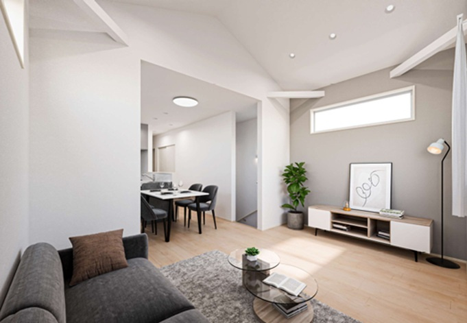 太秦森ケ東町の居間・リビング