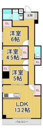 プレジール宝塚の間取り