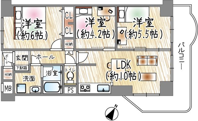 朝日プラザ長堀西