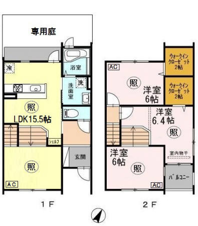 コージィコートの間取り