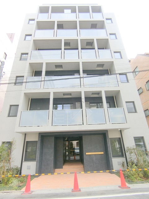 テラブリック南大井の外観|2026年3月築　RC鉄筋コンクリート造地上7階建て総戸数13戸インターネット無料
東京都品川区南大井3丁目　JR京浜東北線大森駅徒歩10分、京浜急行本線大森海岸駅徒歩9分