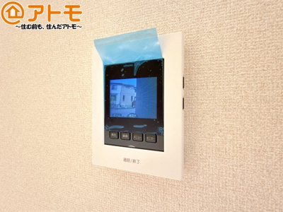 【防犯設備】 | 葵区大岩三丁目2期　新築戸建　全1棟 | TVモニター付きインターホンは訪問者を確認することができて、防犯性に優れています♪