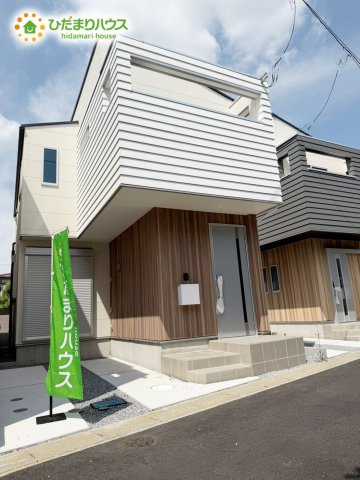 柏市西原128③　新築戸建　2号棟の外観|ご見学可能です(^^)/お気軽にお問い合わせください。