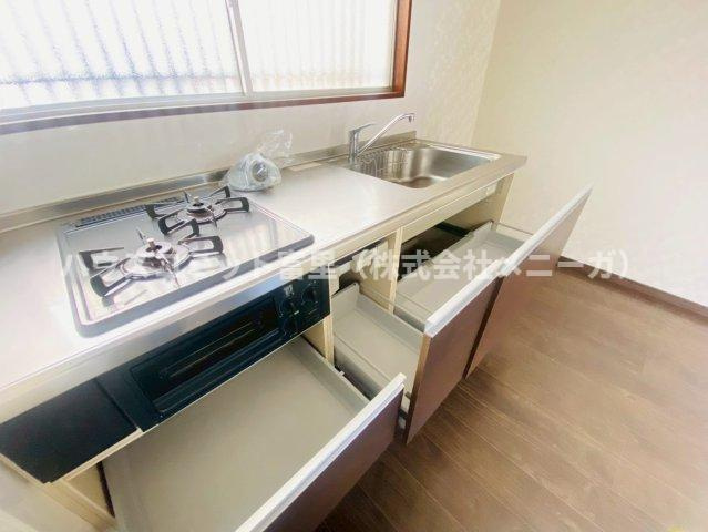 根木名　平屋中古戸建のキッチン