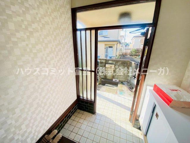 根木名　平屋中古戸建の玄関